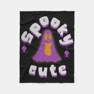 Spooky Cute Halloween Ghost Girls Men's Womens Tee Fleece Blanket