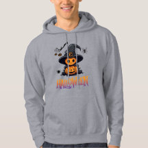 Spooky Cute Halloween Ghost Hoodie Cosy Treat