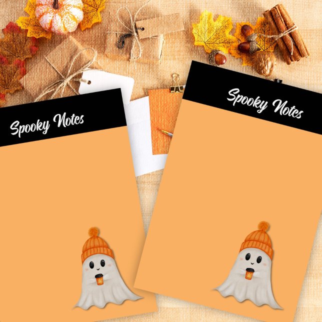 Spooky Cute Halloween Ghost Post-it Notes (Creator Uploaded)