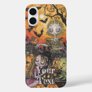 Spooky Cute Halloween iPhone 16 Plus Case. iPhone 16 Plus Case