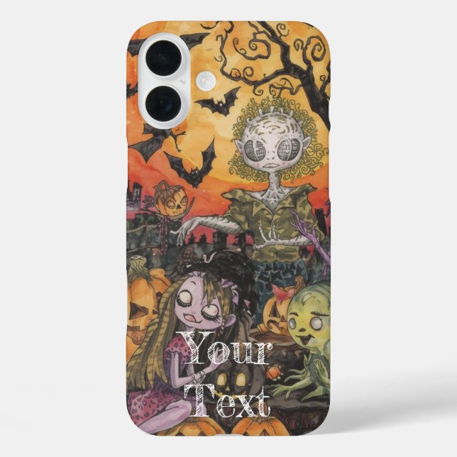 Spooky Cute Halloween iPhone 16 Plus Case. Case-Mate iPhone Case (Back)