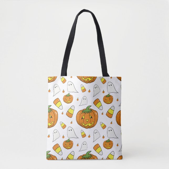 Spooky Cute Halloween Kids Travel Tote Bag (Front)