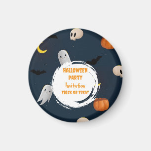 Spooky Cute Halloween Party Trick or treat Magnet