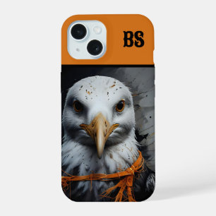 Spooky cute Halloween seagull in Disguise iPhone 15 Case