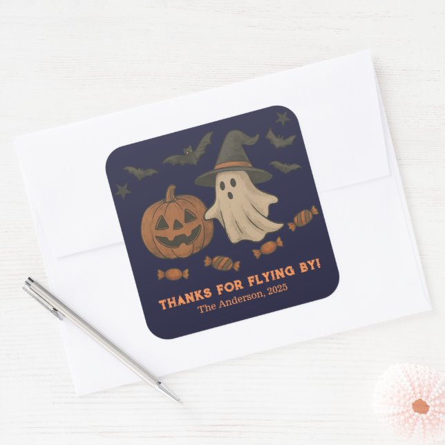 Spooky Cute Halloween Sticker – Boos, Bats & Candy (Envelope)