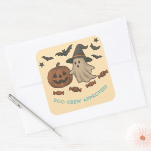 Spooky Cute Halloween Sticker – Boos, Bats & Candy