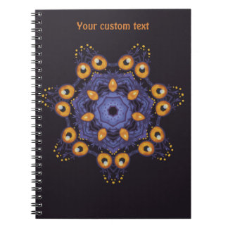 Spooky Cute Mandala Monster Art Halloween Creature Notebook