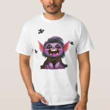 Spooky Cute Troll Halloween T-Shirt