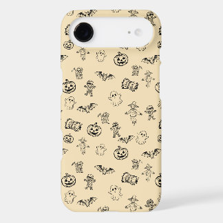 Spooky Cute Vintage Halloween Doodle