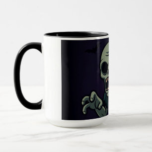 Spooky Cute Zombie Halloween Mug - Fun & Creepy D