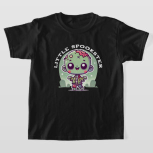 Spooky, Cute Zombie walking in Cemetery, Halloween T-Shirt