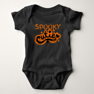 Spooky Cutie - Orange Baby Bodysuit