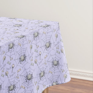 Spooky Cuties Baby Spider, Web & Candy Tablecloth