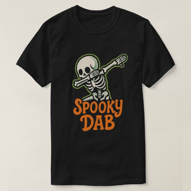 Spooky Dab Halloween T-Shirt (Design Front)