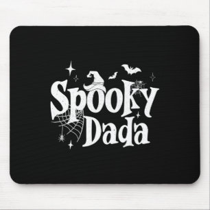 Spooky Dada Witch Funny Halloween Costume Dad Gran Mouse Mat