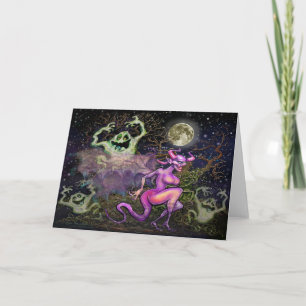 Spooky Dance Folded Greeting Card