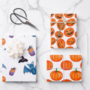 Spooky Delights Halloween Design Wrapping Paper Sh