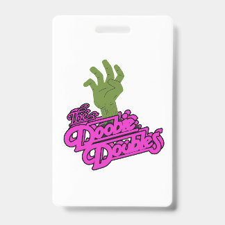 Spooky Doobie Doubles Halloween Name Tag ID Badge