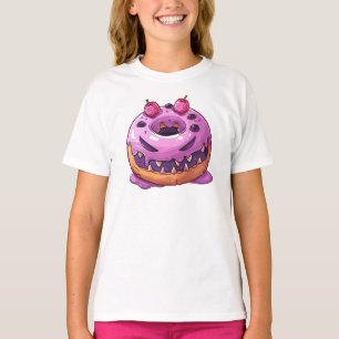Spooky Doughnut Monster Halloween T-Shirt