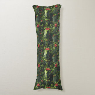 Spooky Dripping Cemetery, Melting Roses Tombstone, Body Cushion