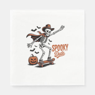 Spooky Dude Spooky Season Napkin