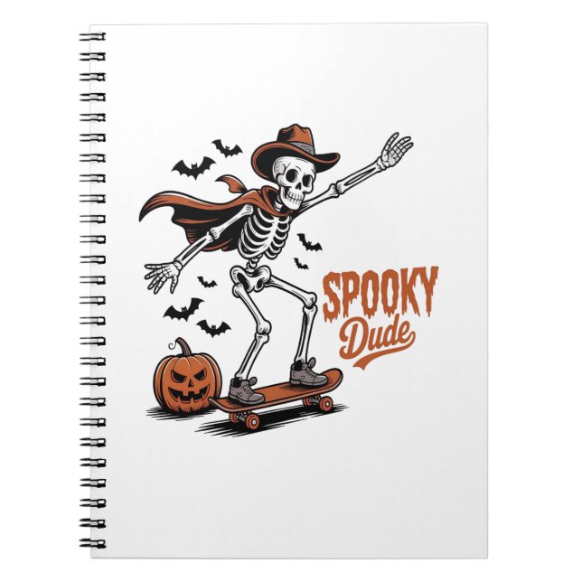 Spooky Dude Spooky Season Notebook (Front)