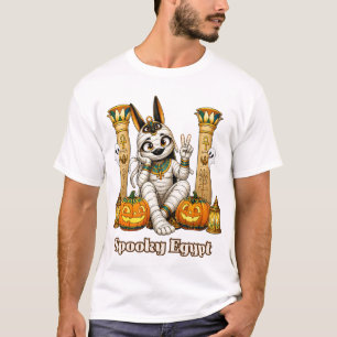 Spooky Egypt: Cute Mummy Anubis Halloween T-Shirt