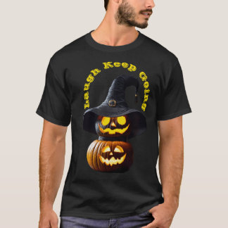  Spooky Evil Bender with Witch Hat and Pumpkin T-Shirt
