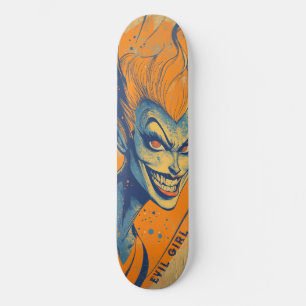 Spooky Evil Girl Skateboard