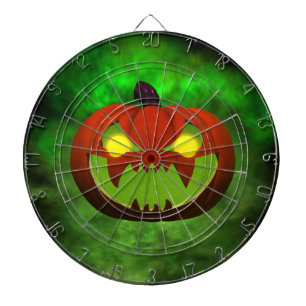 Spooky Evil HalloweenPumpkin Dartboard