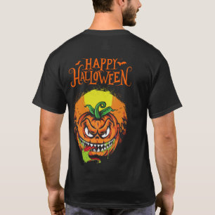 "Spooky Evil Pumpkin Halloween T-Shirt – Trick or