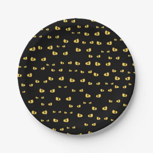 Spooky eyes cloth napkin paper plate