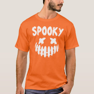 Spooky Face Happy Halloween for men T-Shirt
