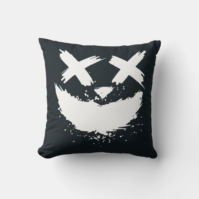 Spooky Face in a Halloween Cushion (Front)