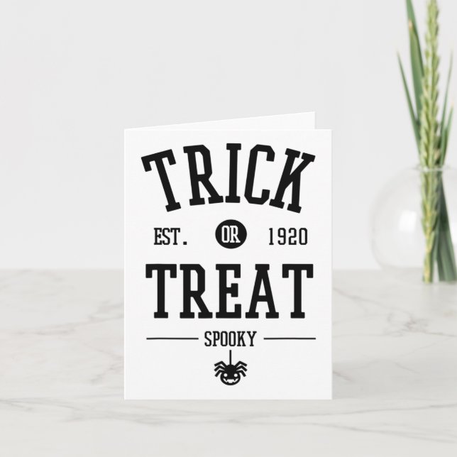Spooky Fall Vibes Tees Halloween Fall Vibes  Card (Front)