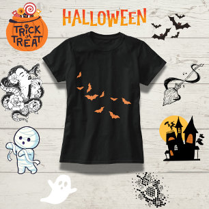 Spooky Family Bats Halloween  T-Shirt