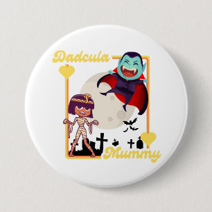 Spooky Family Halloween 7.5 Cm Round Badge