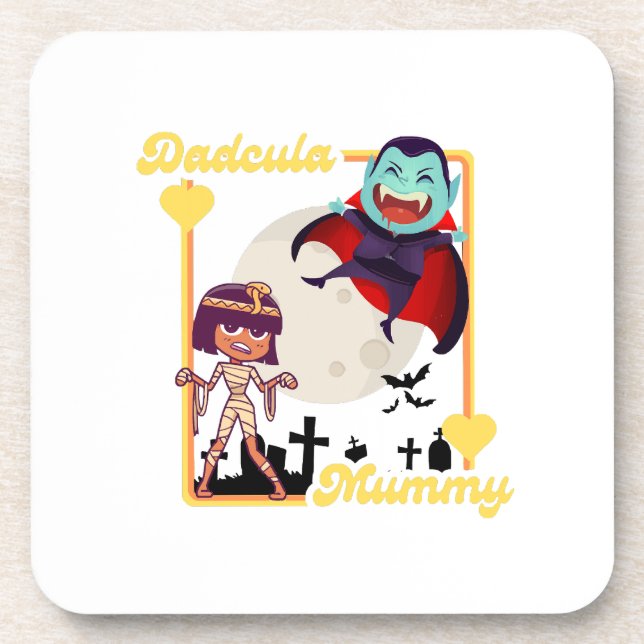 Spooky Family Halloween Coaster (Front)