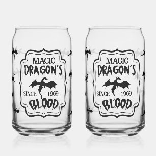 Spooky Fantasy Gothic Drink Glass