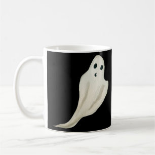 Spooky Firefighter Halloween Black Tee Coffee Mug
