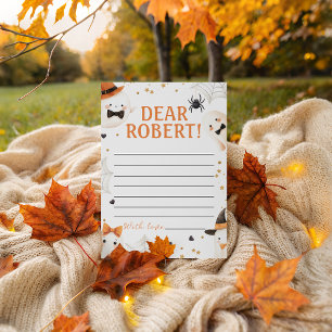 Spooky First Birthday Time Capsule Invitation