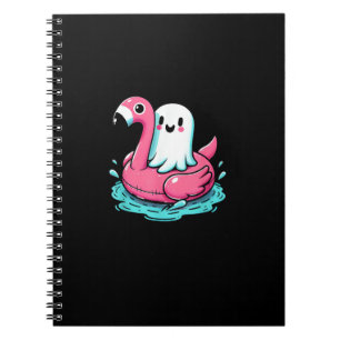 Spooky Flamingo Funny Spooky Summer Summerween Notebook