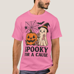 Spooky for a Cause – Cute Ghost Halloween T-Shirt