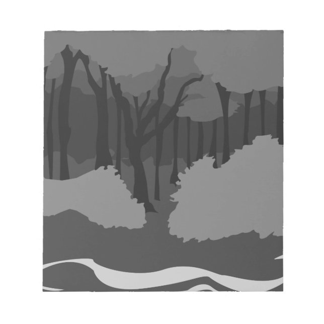 Spooky Forest Notepad (Front)