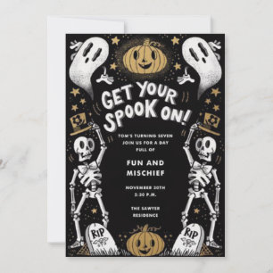 Spooky Fun Halloween Bash Invitation