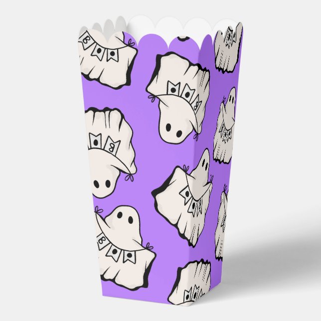 Spooky & Fun Halloween Popcorn Favour Box (Back)