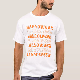 Spooky & Fun Halloween-Themed Text T-Shirts