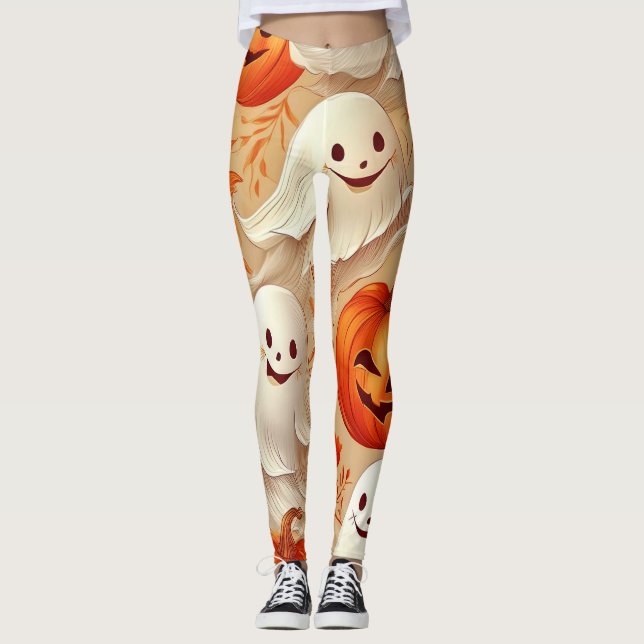Spooky Fun Leggings (Front)