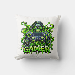 Spooky Gaming – Halloween Gamer Ghost Controller Cushion