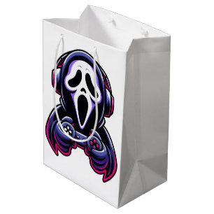 Spooky Gaming – Halloween Gamer Ghost Controller  Medium Gift Bag